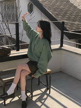 [Bellide made] Henry Neck, Raglan Overfit Trainer