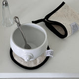 cookie cream towel & tea coaster