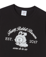 26SS WOMAN ブラウンラインフレンズ ショートスリーブTシャツ