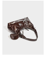 Lace-Up Drawstring Mini Tote Bag