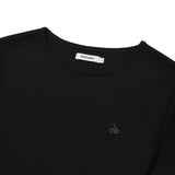 KIRSH プレーンスリムフィットTシャツ【ブラック】