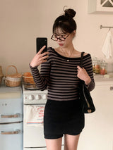 Slit Layered Knit Skirt Pants (2color)