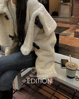 【MADE】big collar boa jacket