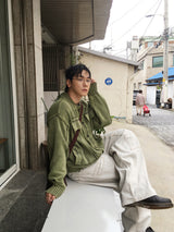 No.1412 trucker washed KNIT CD
