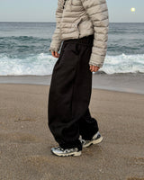 Tone curved fleece balloon sweat pants