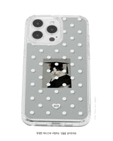 DOT JELLY Gel Hard Slim Phone Case - Gray