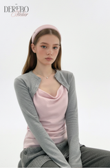 pink layered t-shirt