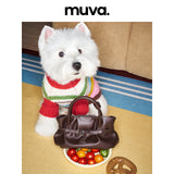 muva. シャーリング ミニ ハンドバッグ