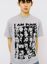 アイアムパンクTシャツ - グレー