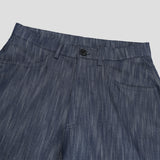 Eddy slub point denim pants