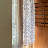 Retro Patterned Chiffon Door Curtain - L size