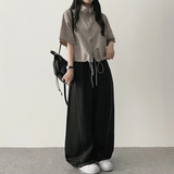 ルーンズ ナイロン ストリングインシション短袖 ジップアップジャンパー