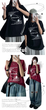 ジェナレタリングトラック半袖Tシャツ