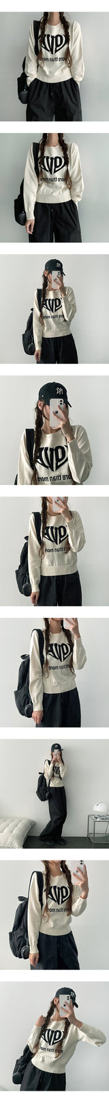 Lau Crop Round Knitwear (5 colors)