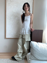 パラシュートスカートパンツ (2C)