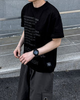 Coral Lettering Short Sleeve T-Shirt