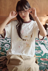 26SS★ コージーパピーリンガー半袖Tシャツ