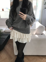 Lua Cancan Mini Skirt (one color)