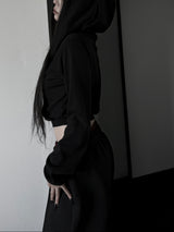 faye off-shoulder hood T (3color)