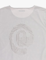 LASER BACK HOLE RUNNING TEE LIGHT GRAY