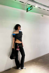 Asymショルダーエンブロイダードポロ