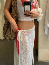 LACE RIBBON SKIRT