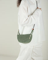 Pouch bag Corduroy Winter Forest