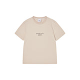 25SS ベーシックロゴウーマンショートスリーブTシャツ ダークベージュ