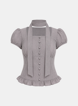 Aven Scarf Tie Blouse