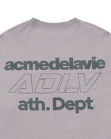 25FW DOUBLE LAYER ADLV LONG SLEEVE T-SHIRT LIGHT GRAY