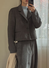 Comel wool crop blazer