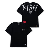 Staff Semi-oversized T-shirts Black / Melange