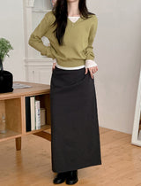FM Daily Basic V-neck Knit (10color)