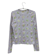 ラッチフラワーナヨム長袖Tシャツ（2c）