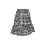 Ruffle long skirt_check