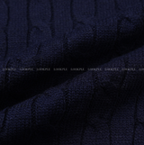 Liu Cable Semi Zip Up Karanite