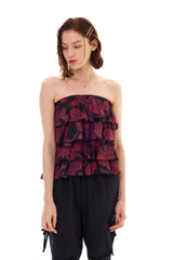 FINE FRILL TOP SKIRT