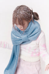 Ribbon Muffler_Fairy blue