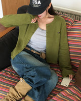 Candy Frill Knit Cardigan