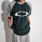 オーバーサイズフィットラグランカジュアル半袖Tシャツ