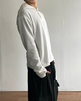Polz Rib Henley Hoodie