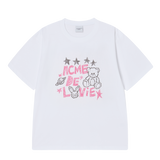 25SS UNIVERSE DRAWING SHORT SLEEVE T-SHIRT WHITE