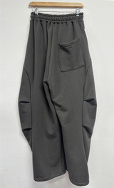 SIDE PLEAT PARACHUTE STRING BALLOON PANTS🩶🖤🤍 - 3 COLORS