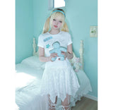 [Hashtag DDD] unbal star skirt