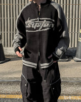 Corel Two-Way Raglan Knit Zip-Up