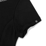 COLLECTION METAL POINT RIBBED T-SHIRT [BLACK]