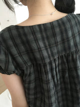 Plaid Blouse