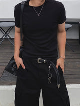 Urban Shoulder Free Short-Sleeved T-Shirt 3C