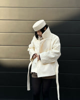[안감누빔] Caramel double short coat