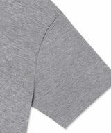 Layered Roll-Up Cropped T-shirt - Gray